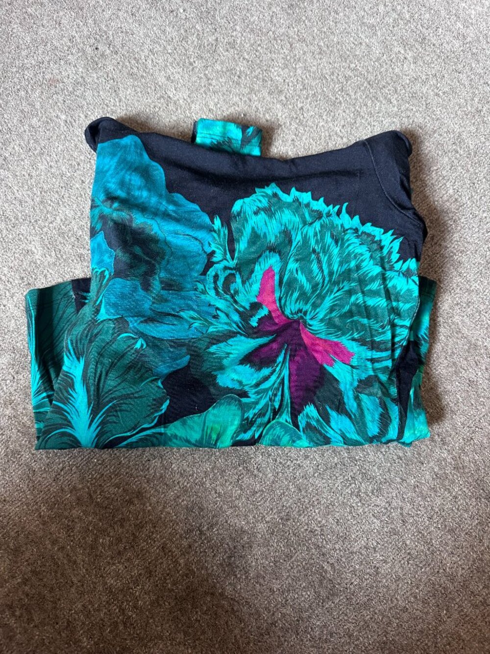 The Kit Long Sleeve Printed Abstract Top